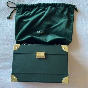 NWT La Mer Limited Edition Vanity Case Trunk Jewelry Box -- Emerald